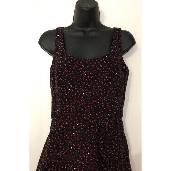 Gap Black & Red Star Dress w/ Pockets Sz 0 - Picture 3 of 8